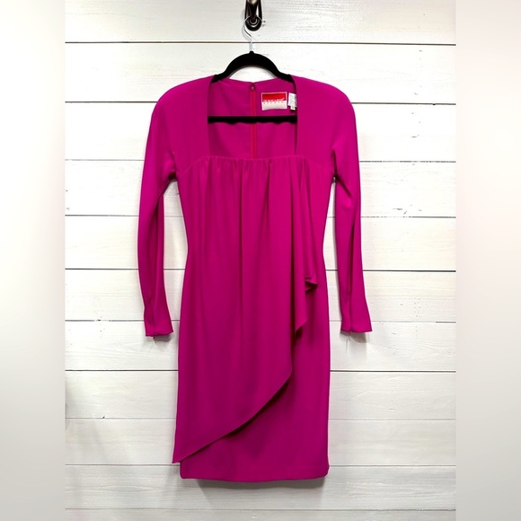 Oscar de la Renta Dresses & Skirts - Vintage • Oscar de la Renta Studio • Fuchsia Purple Dress • Size 6 (Medium)